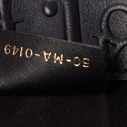 Christian Dior Oblique Calfskin Embossed Medium Book Tote Black 9 of 9