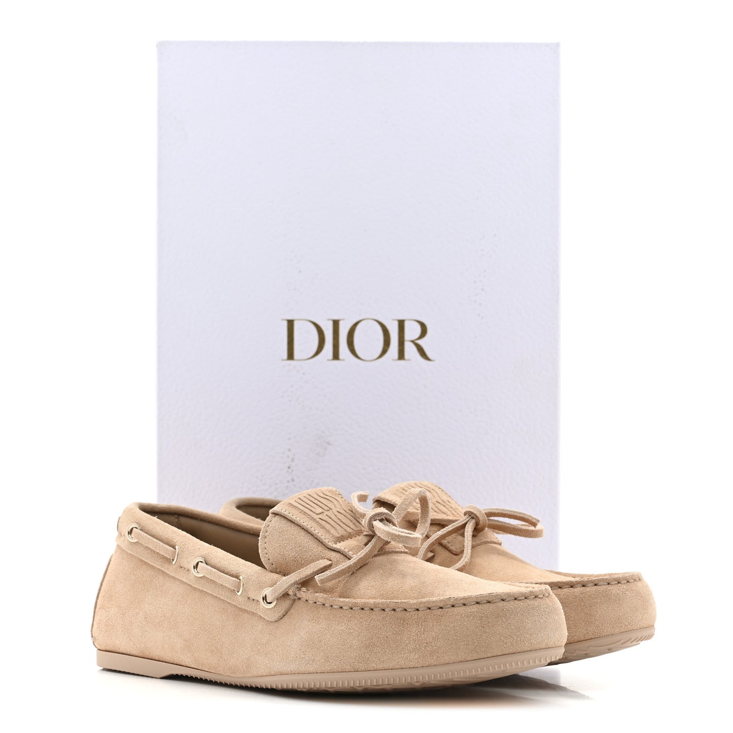 Suede Miss Dior Street Loafers 37.5 Chair
