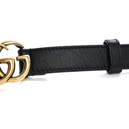 Gucci Calfskin Double G 20mm Belt 85 34 Black 7 of 8