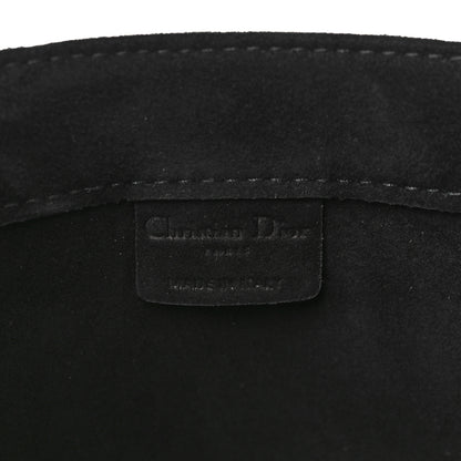 Christian Dior Suede Large La Terre Earth Book Tote Black 5 of 7