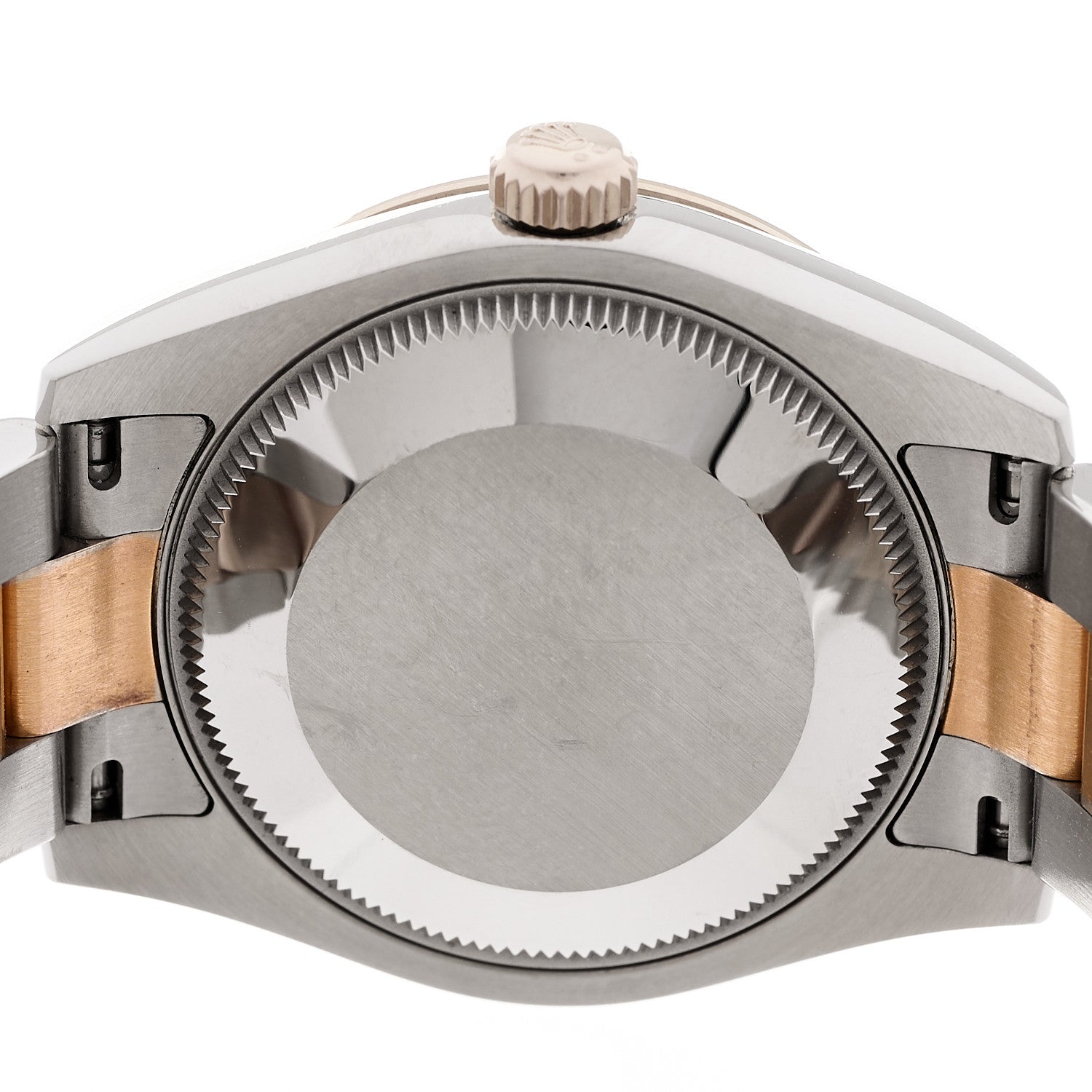 Rolex Stainless Steel 18K Everose Gold Diamond 31mm Oyster Perpetual Datejust Watch Chocolate Roman 178341 4 of 4