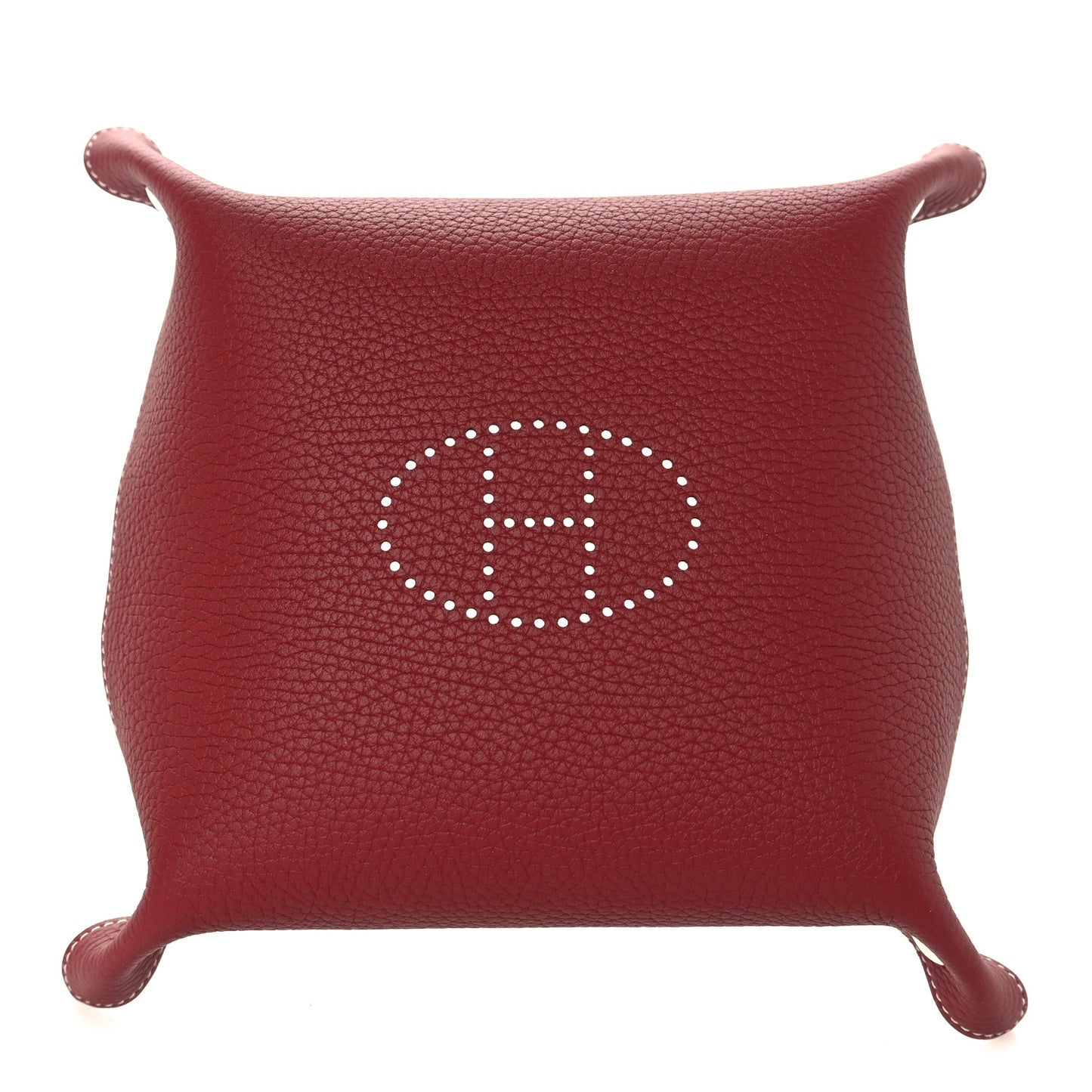 Taurillon Clemence Mises et Relances Change Tray Rouge H