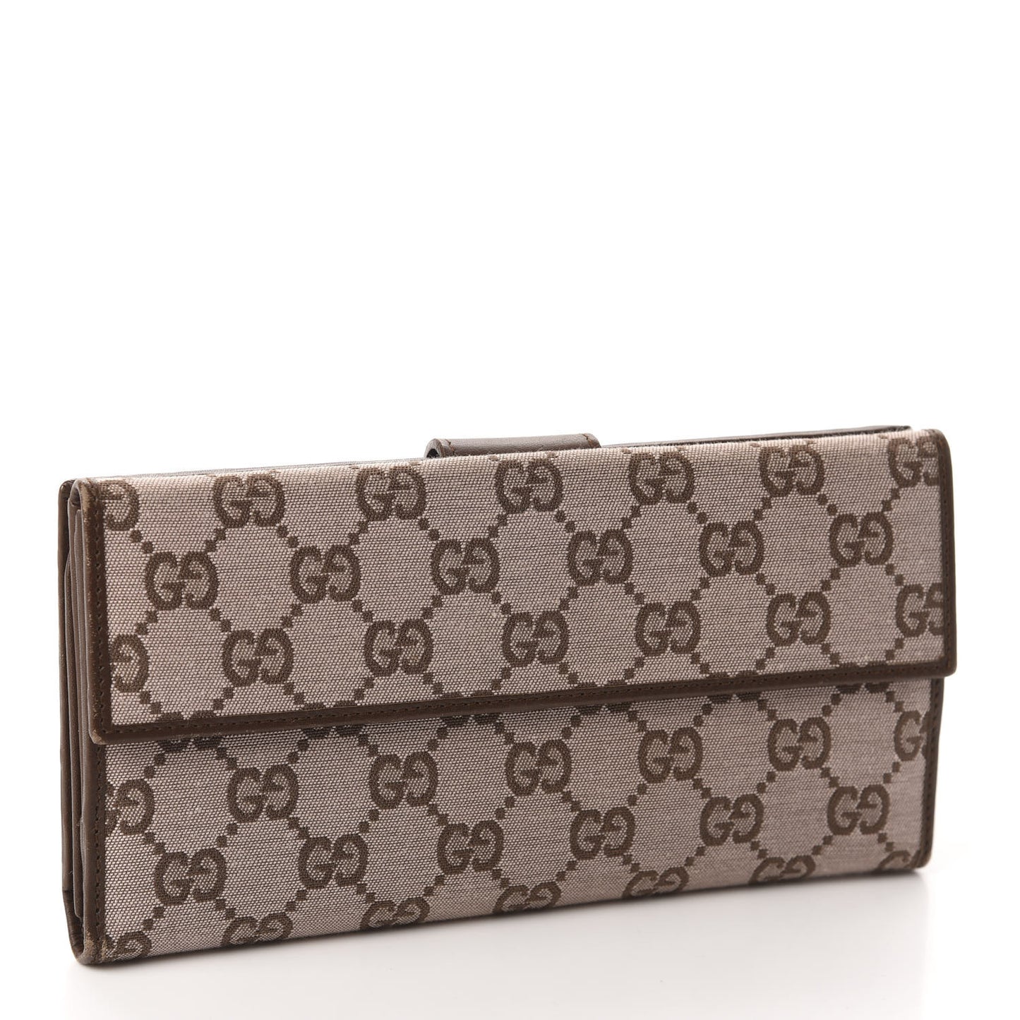 Monogram Continental Flap Wallet Brown