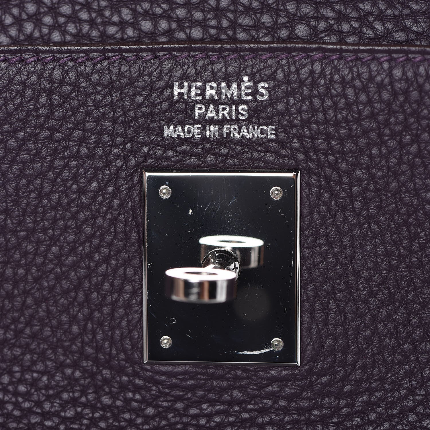 Hermes Togo Kelly Retourne 35 Raisin 17 of 51