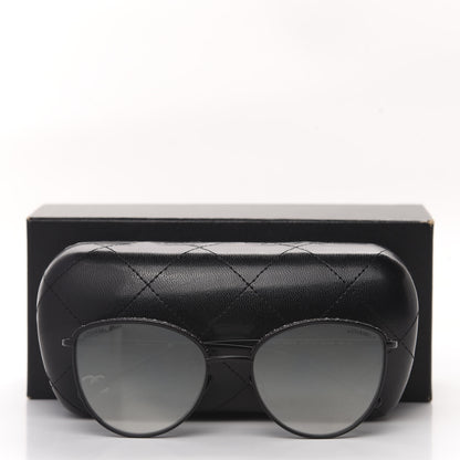 Chanel Metal Crystal Sunglasses 4258-B Black 8 of 8