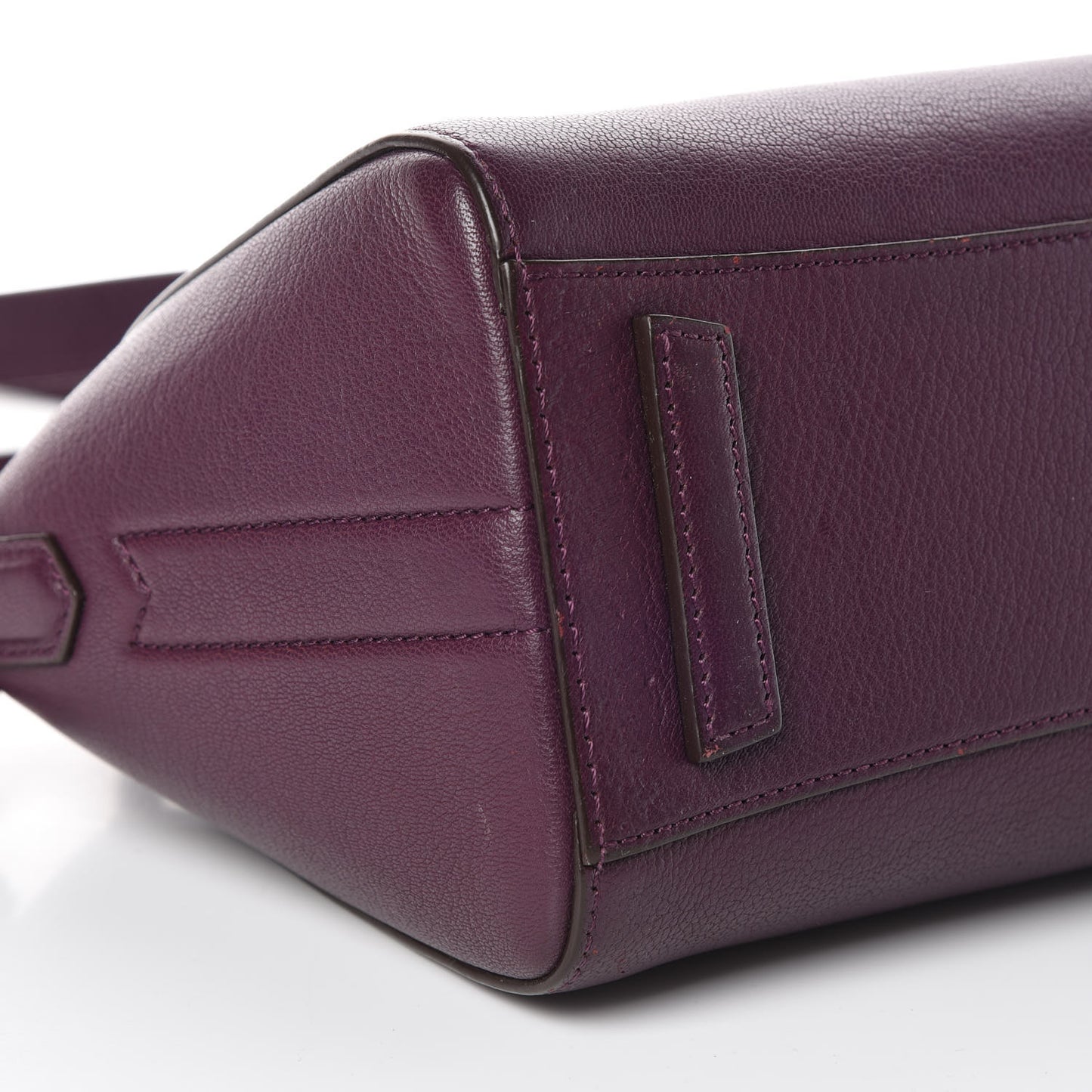 Sugar Goatskin Mini Antigona Dark Purple