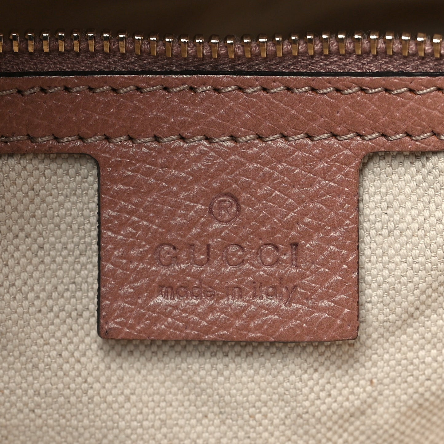 Monogram Medium Bree Foldover Tote Beige Soft Pink