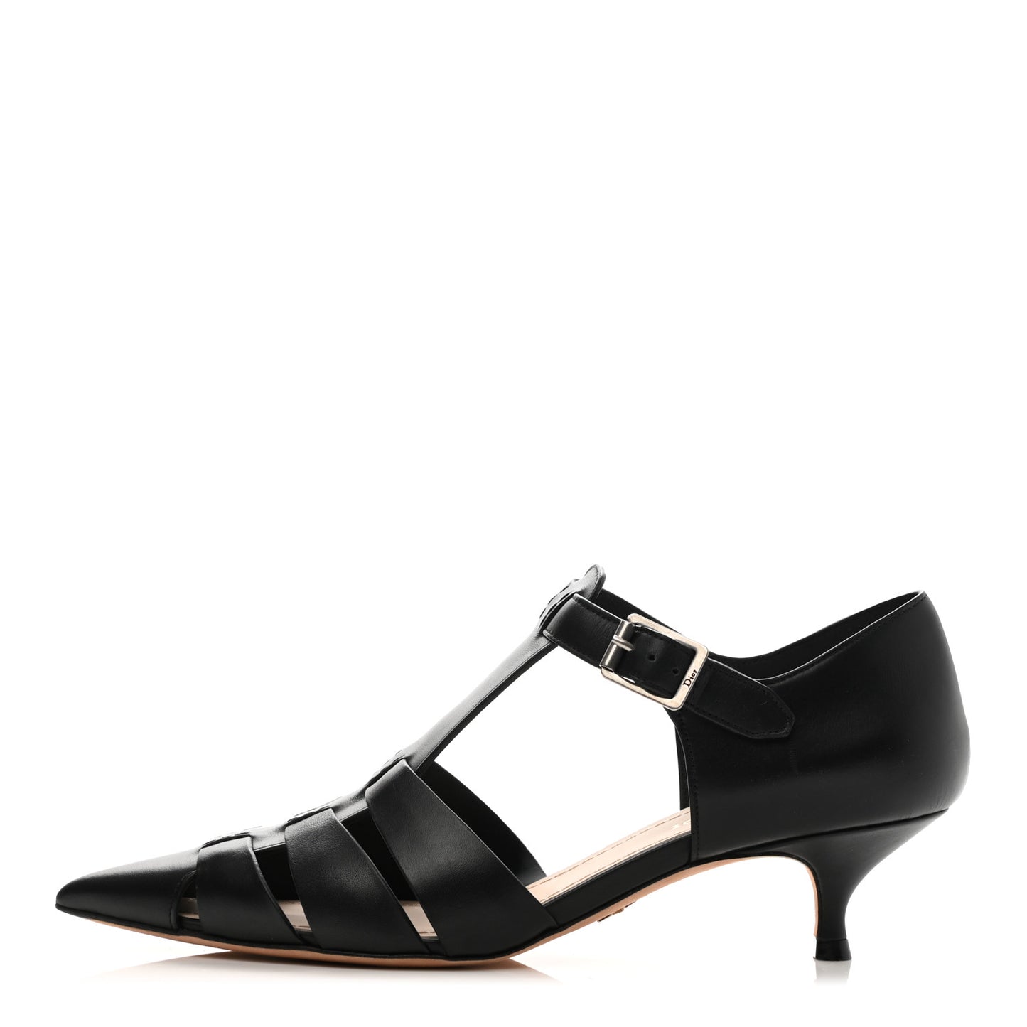 Calfskin Sauvage Pumps 36 Black