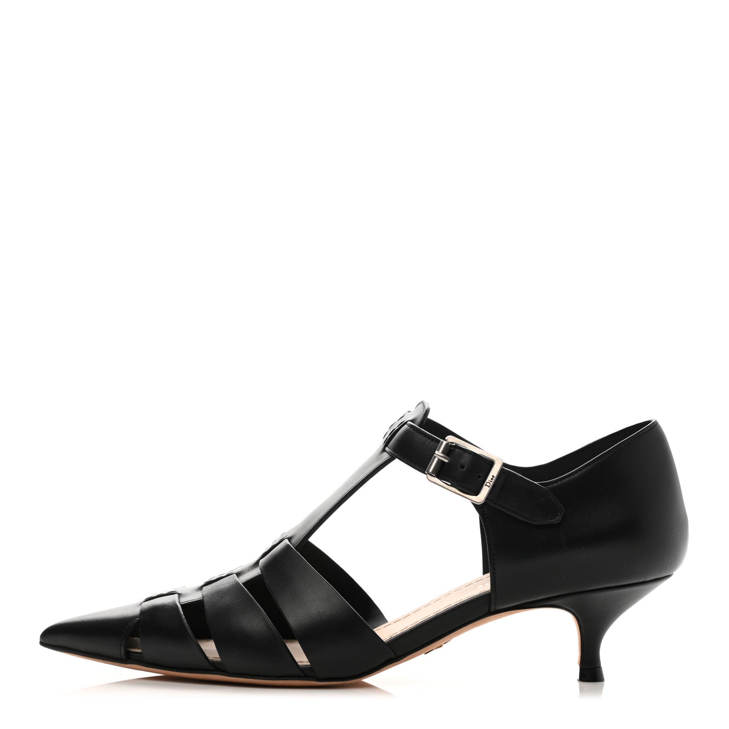 Christian Dior Calfskin Sauvage Pumps 36 Black 1 of 8