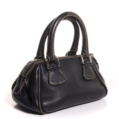 Chanel Leather Small Tassel Handbag Black 3 of 7