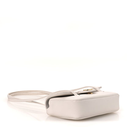 Chanel Shiny Caviar Mini Preppy Coco Shoulder Bag White 4 of 14
