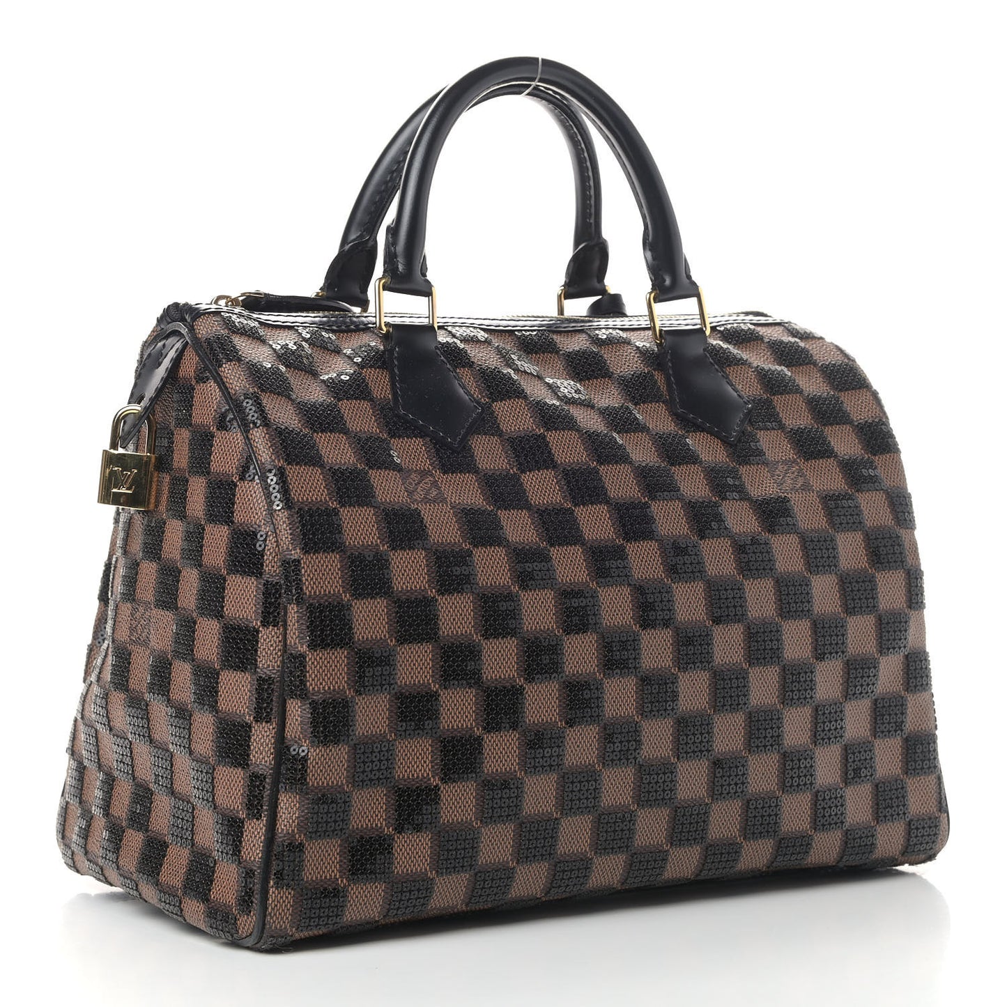 Damier Paillettes Speedy 30 Black