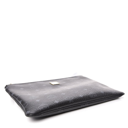 MCM Visetos Medium Crossbody Pouch Black 4 of 9