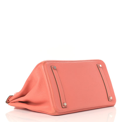 Hermes Taurillon Clemence Birkin 35 Crevette 3 of 9