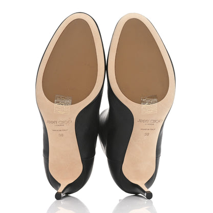Jimmy Choo Grainy Calfskin Duke 65 Booties 38 Black 6 of 9