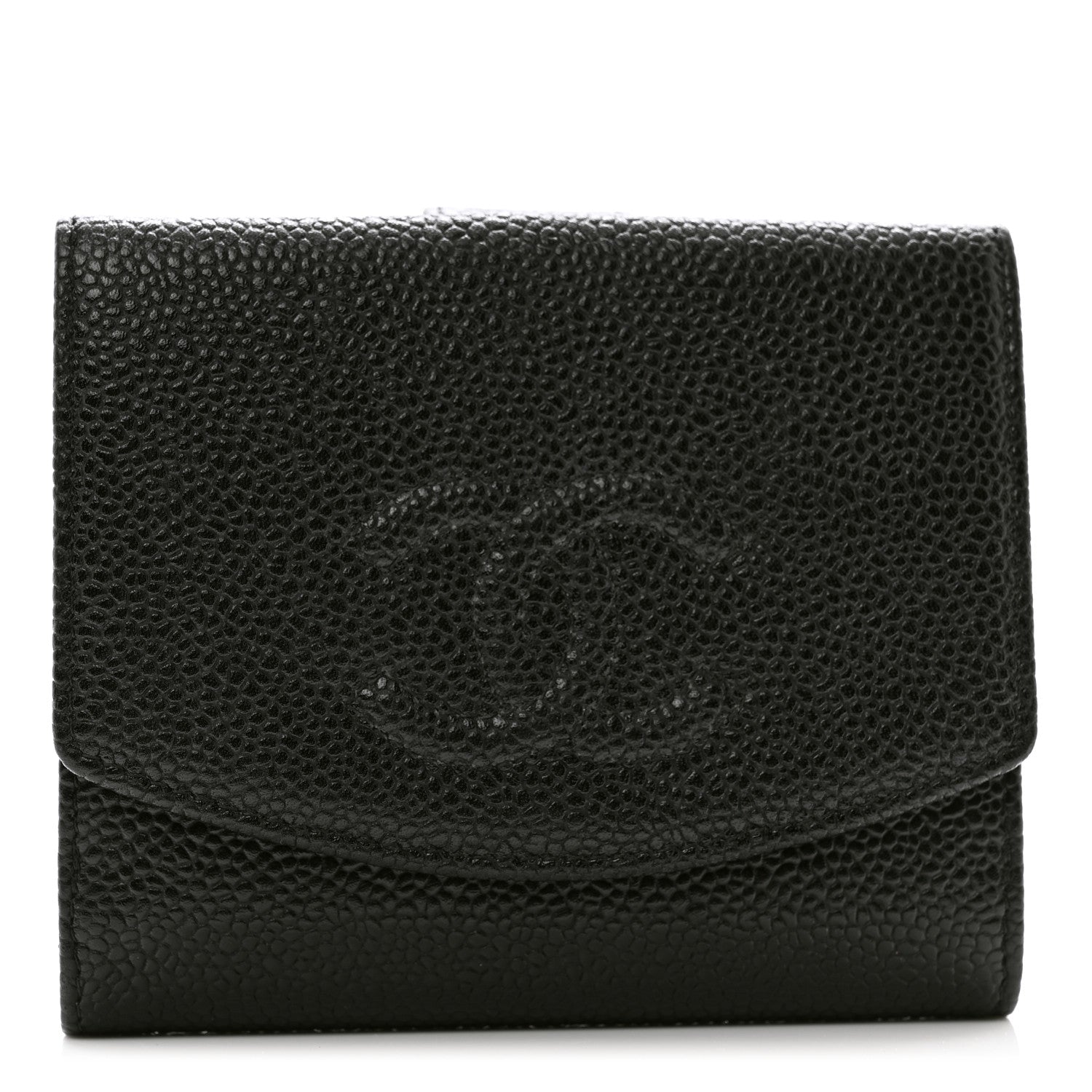 Chanel Caviar Timeless CC Flap Wallet Black 1 of 10