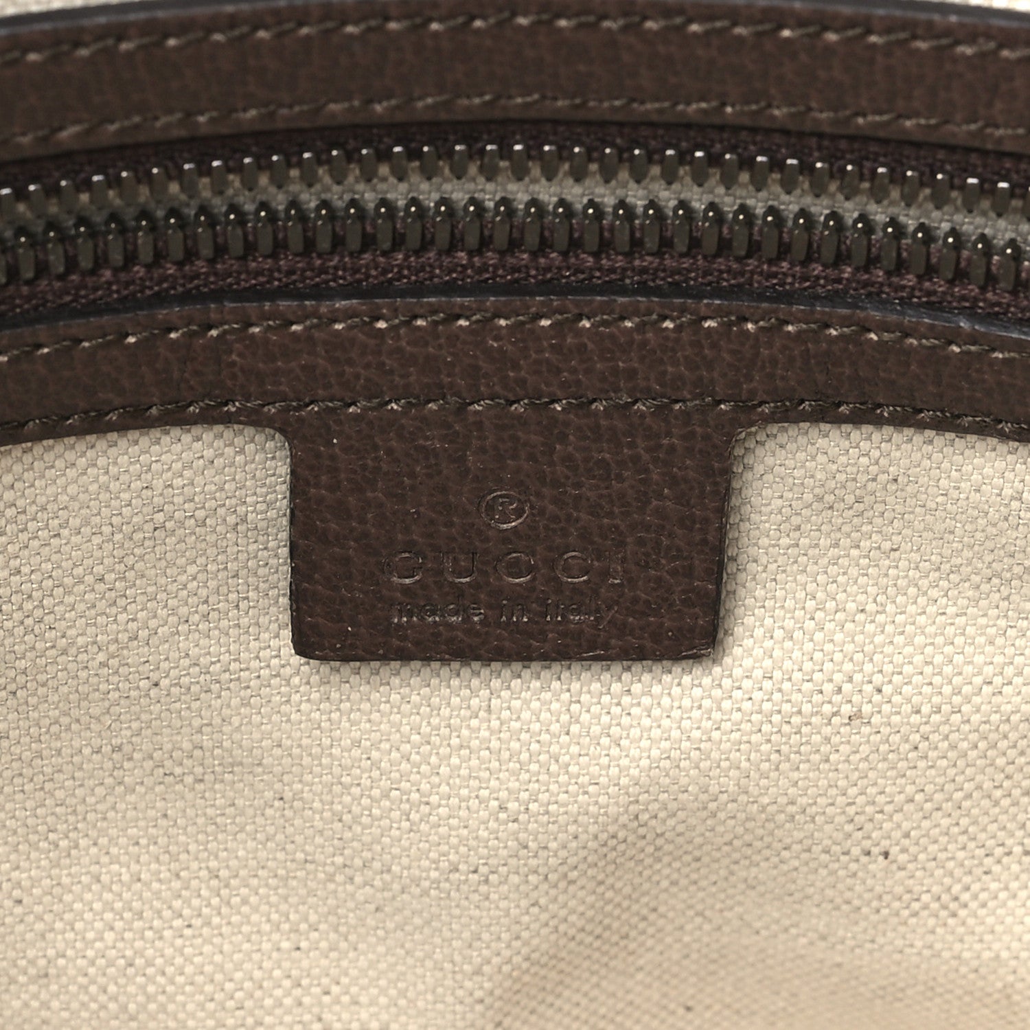 Gucci GG Supreme Monogram Web Small Ophidia Half Moon Hobo Brown 6 of 14