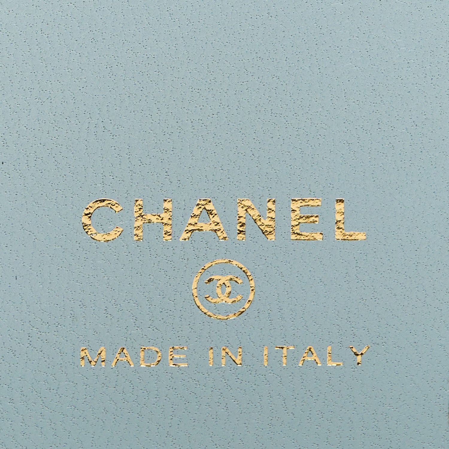 Chanel Caviar Quilted Pearl Crush iPhone 13 Pro Holder With Chain Light Blue 5 of 6