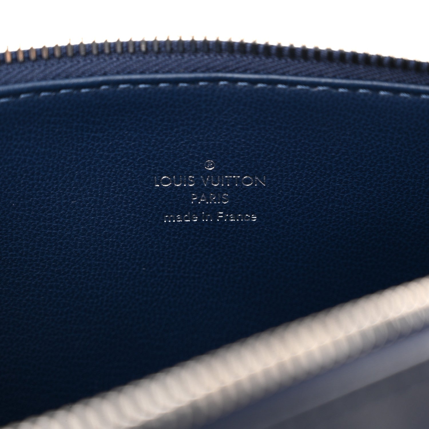 Louis Vuitton Lambskin Embossed Monogram Coussin PM Navy 7 of 12