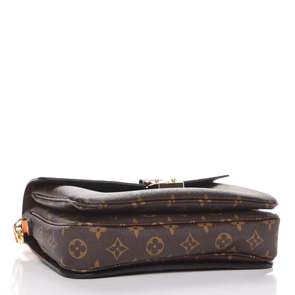 Louis Vuitton Monogram Braided Pochette Metis Coquelicot 4 of 7