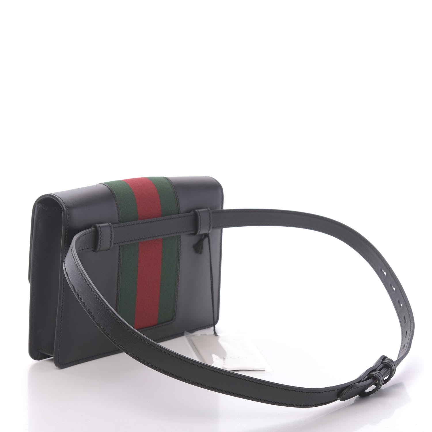 Gucci Calfskin Sylvie Belt Bag Black 3 of 10