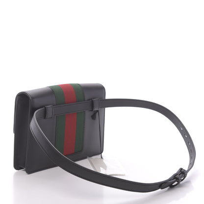 Gucci Calfskin Sylvie Belt Bag Black 3 of 10