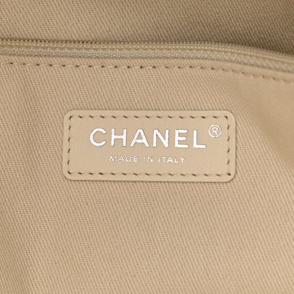 Chanel Mixed Fibers Calfskin Medium Deauville Tote Light Grey 6 of 9