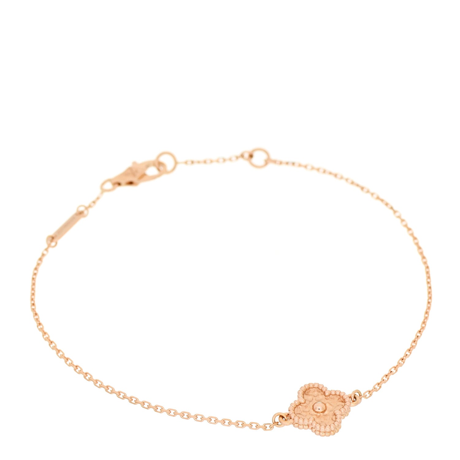 Van Cleef & Arpels 18K Rose Gold Sweet Alhambra Bracelet 1 of 5