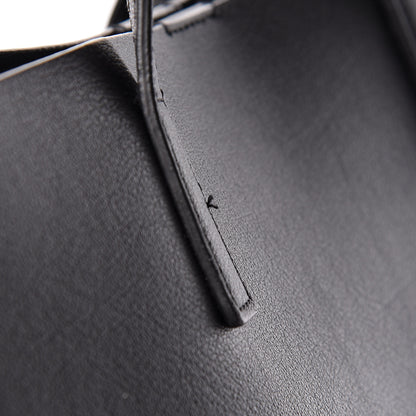 Saint Laurent Calfskin Large Shopping Tote Black 14 of 14