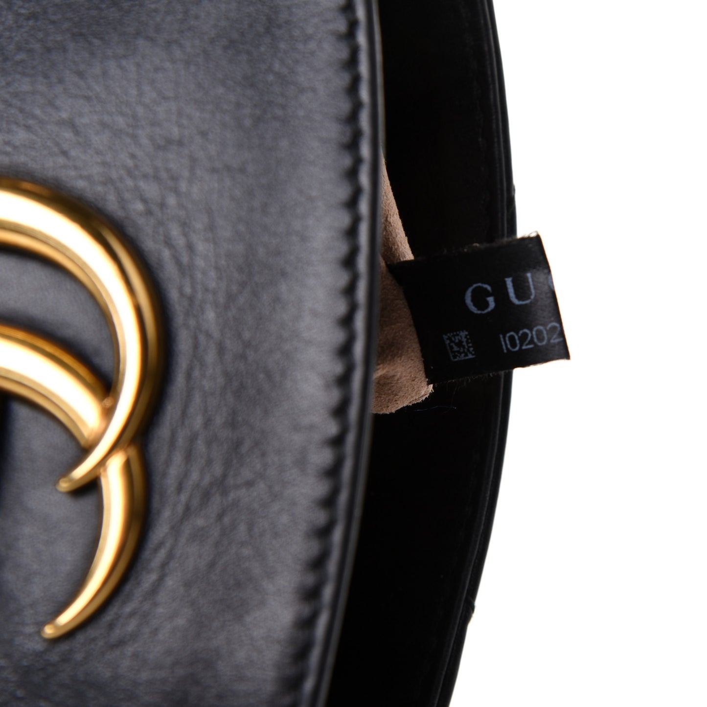 Calfskin Matelasse Medium GG Marmont Open Top Shoulder Bag Black