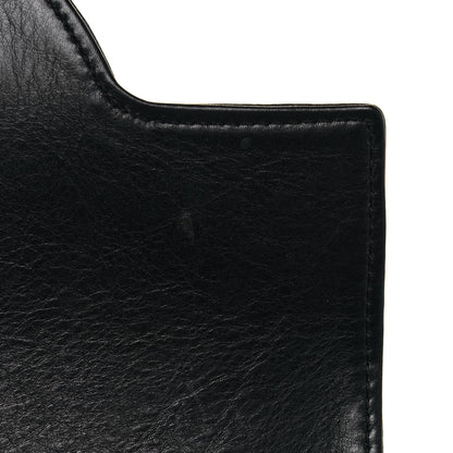 Versace Calfskin Signature Satchel Black 14 of 16