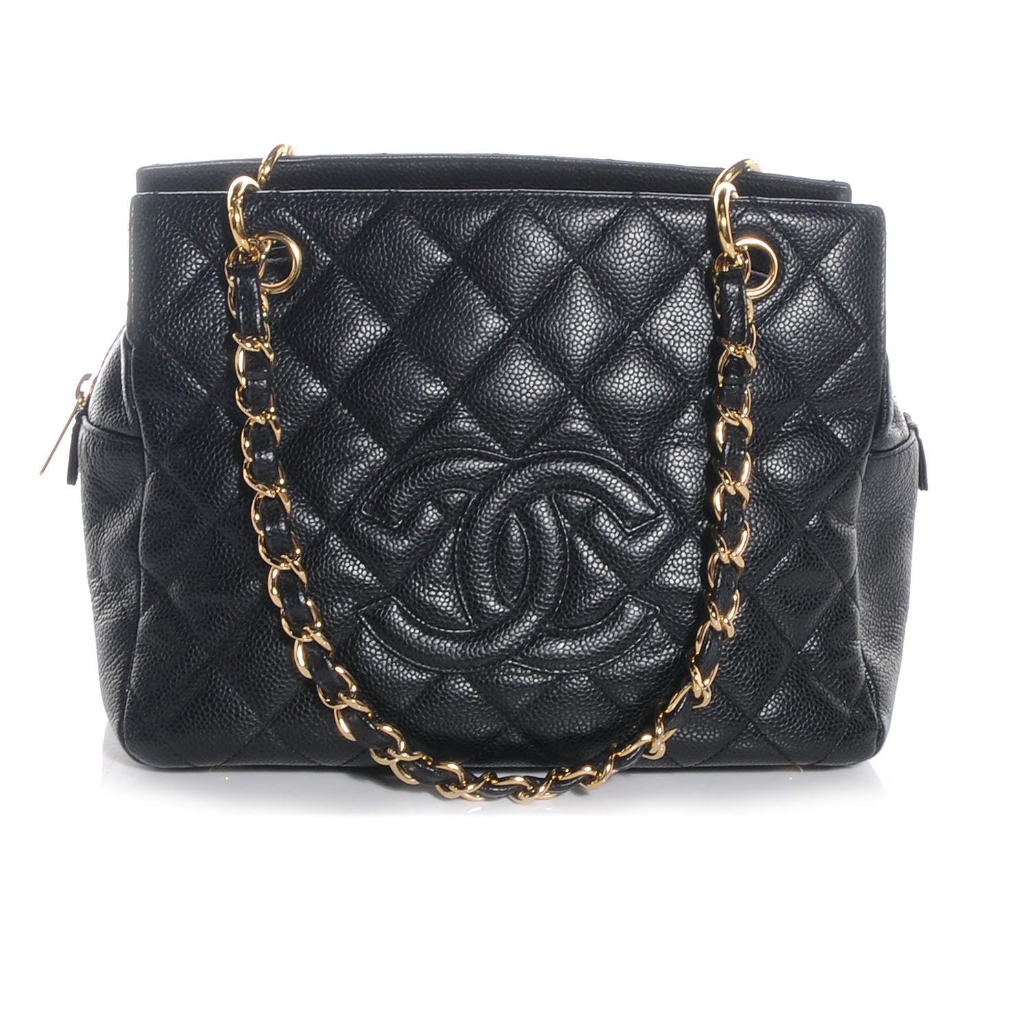 Chanel Caviar Quilted Petit Timeless Tote PTT Black 1 of 6