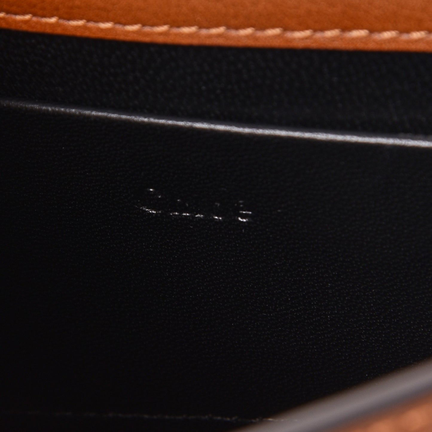 Calfskin Small Nile Bracelet Minaudiere Bag Caramel