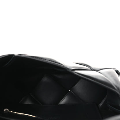 Bottega Veneta Nappa Intreccio Padded Top Handle Shoulder Bag Black 5 of 8