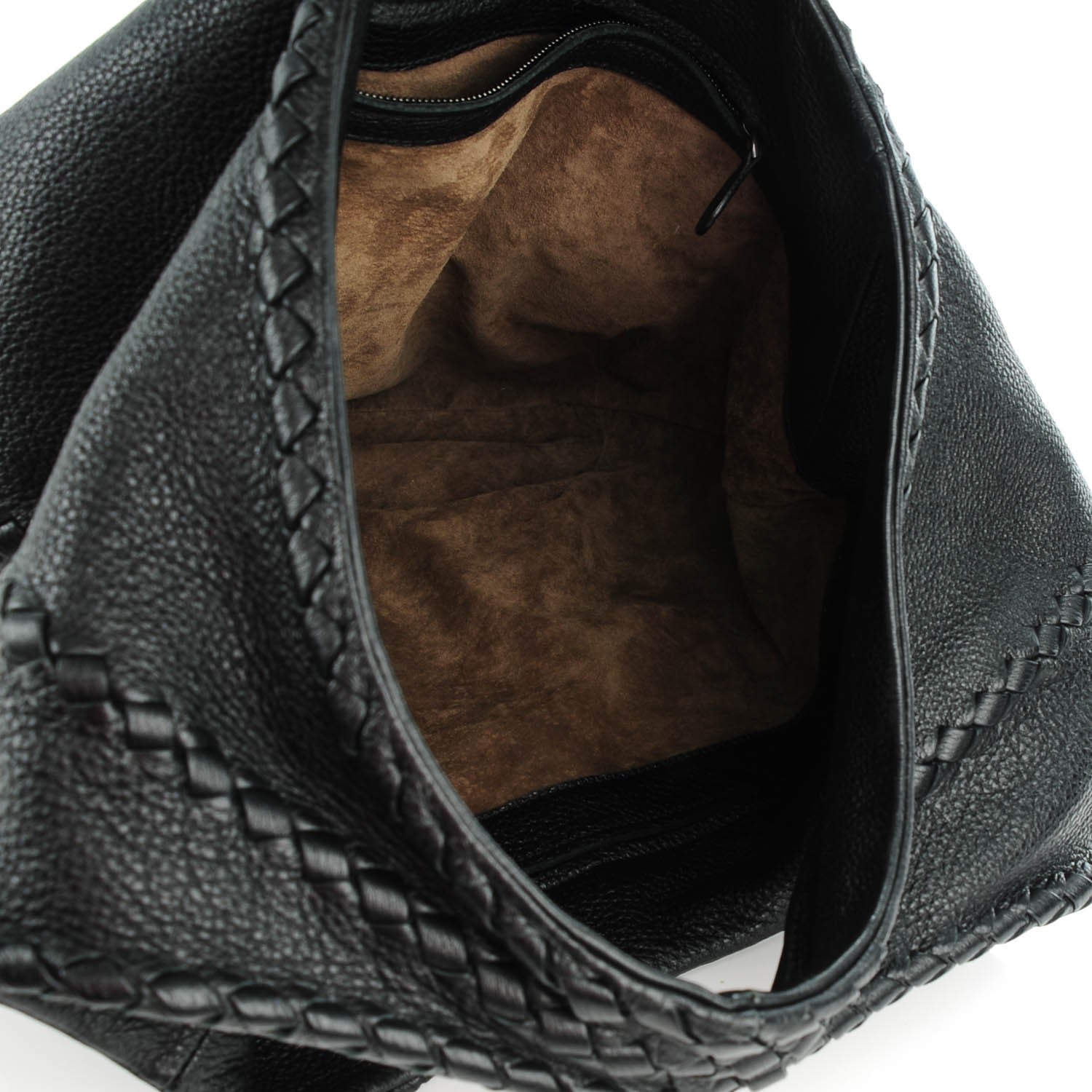 Bottega Veneta Cervo Deerskin Large Hobo Nero Black 5 of 8