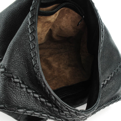 Bottega Veneta Cervo Deerskin Large Hobo Nero Black 5 of 8