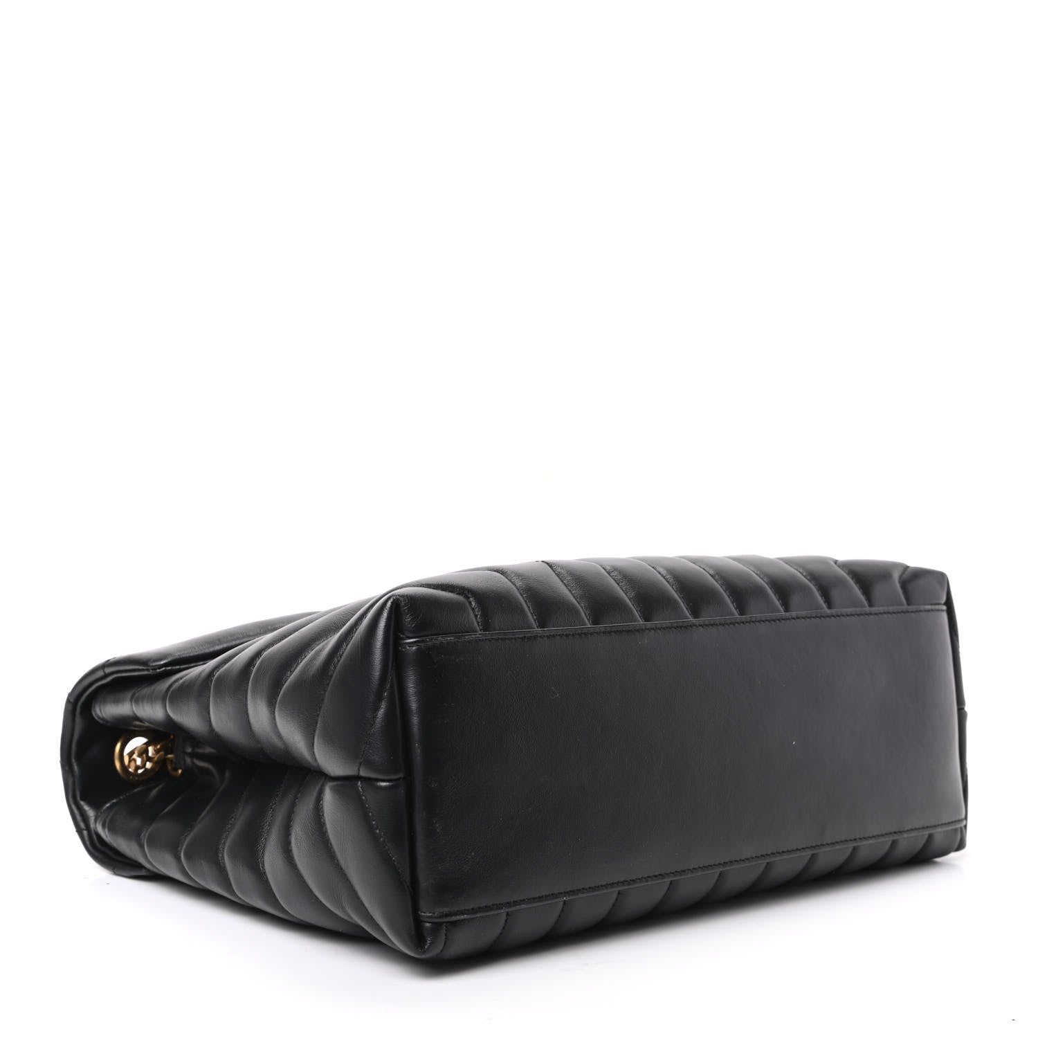 Saint Laurent Calfskin Y Quilted Monogram Medium Loulou Chain Satchel Black 4 of 8