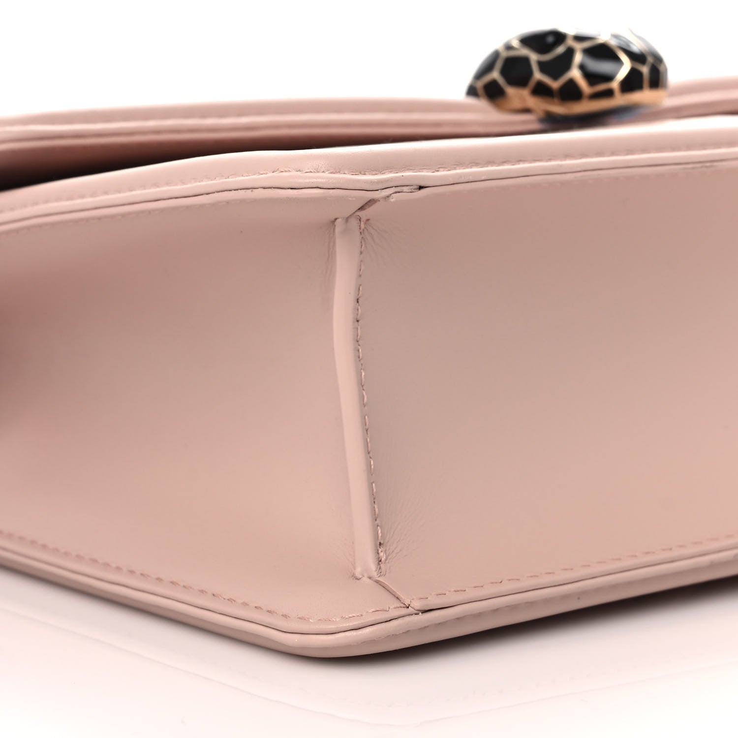 Bulgari Nappa Quilted Calfskin Serpenti Forever Diamond Blast Shoulder Bag Crystal Rose 8 of 12