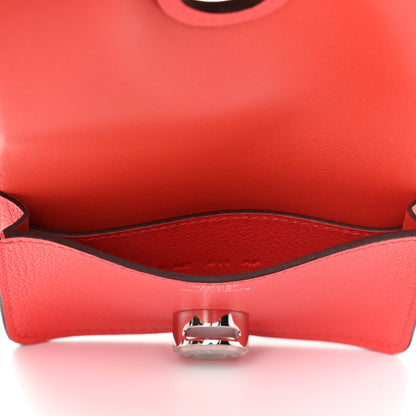 Hermes Togo Dogon Card Case Rose Texas 5 of 8