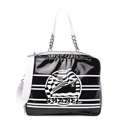 Chanel Vinyl La Pausa Large Camera Case Black 1 of 9