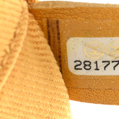 Chanel Lurex Canvas Small Deauville Tote Yellow 7 of 10