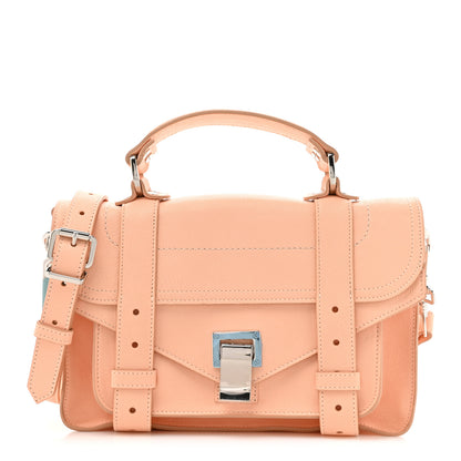 Proenza Schouler Lambskin Tiny PS1 Satchel Peach 1 of 11