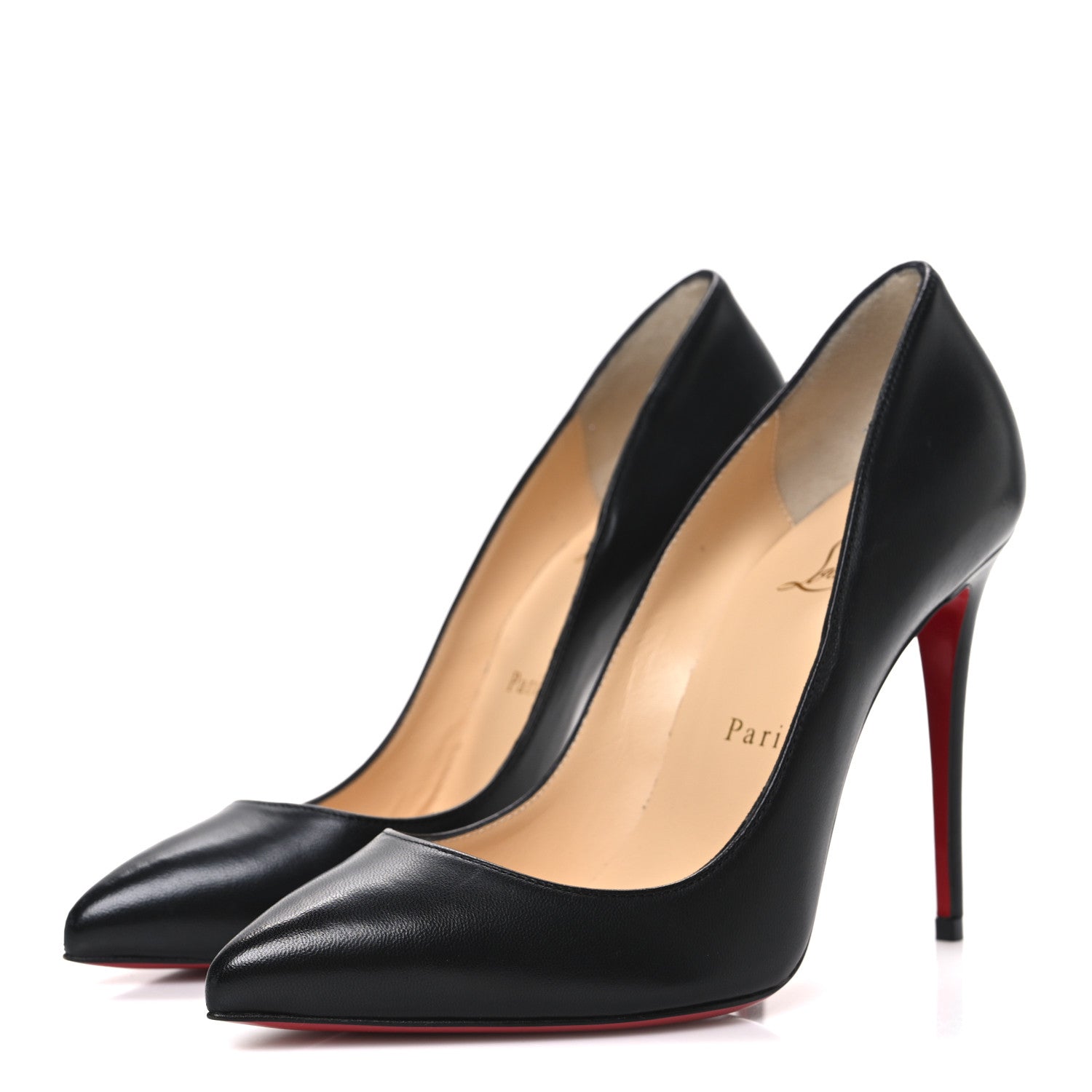 Christian Louboutin Shiny Nappa Pigalle Follies 100 Pumps 36 Black 4 of 11