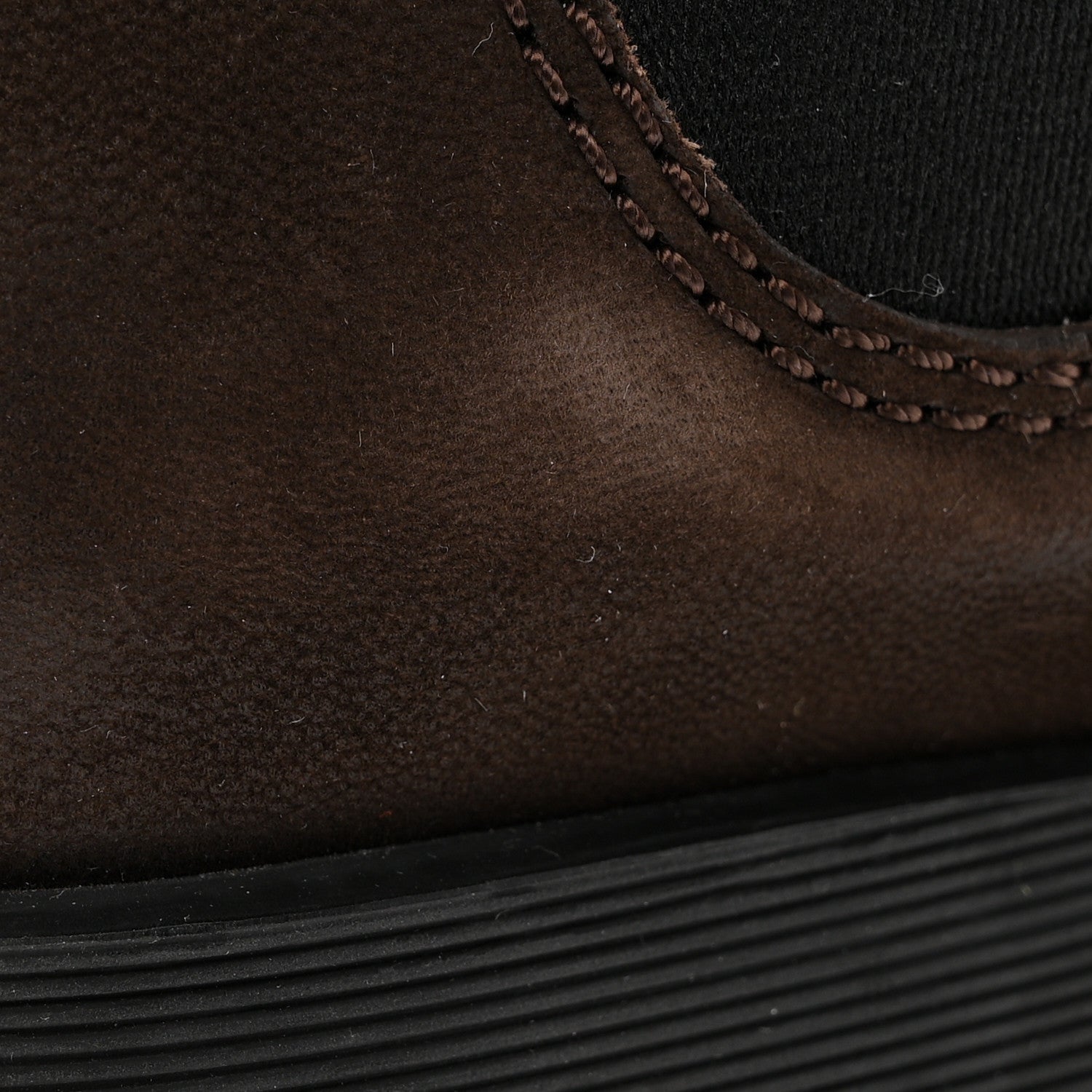 Miu Miu Suede Chelsea Boots 37.5 Dark Brown 11 of 14
