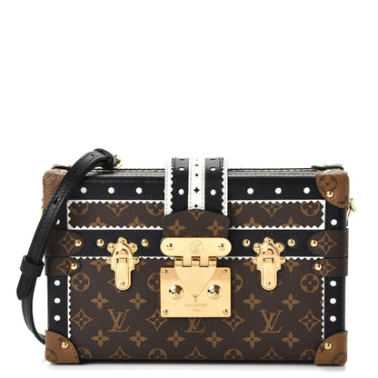 Louis Vuitton Monogram Petite Malle Black 1 of 9