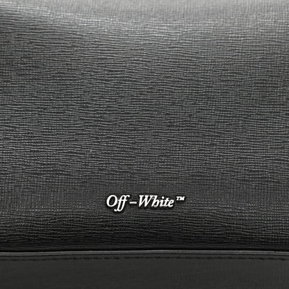 Off-White Saffiano Striped Mini Diag Binder Clip Bag Black White Yellow 8 of 12