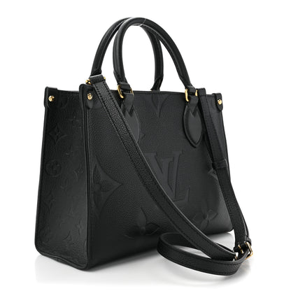 Louis Vuitton Empreinte Monogram Giant Onthego PM Black 3 of 9