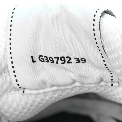Chanel Fabric Laminated Calfskin Stretch CC Sneakers 39 White Silver 18 of 20