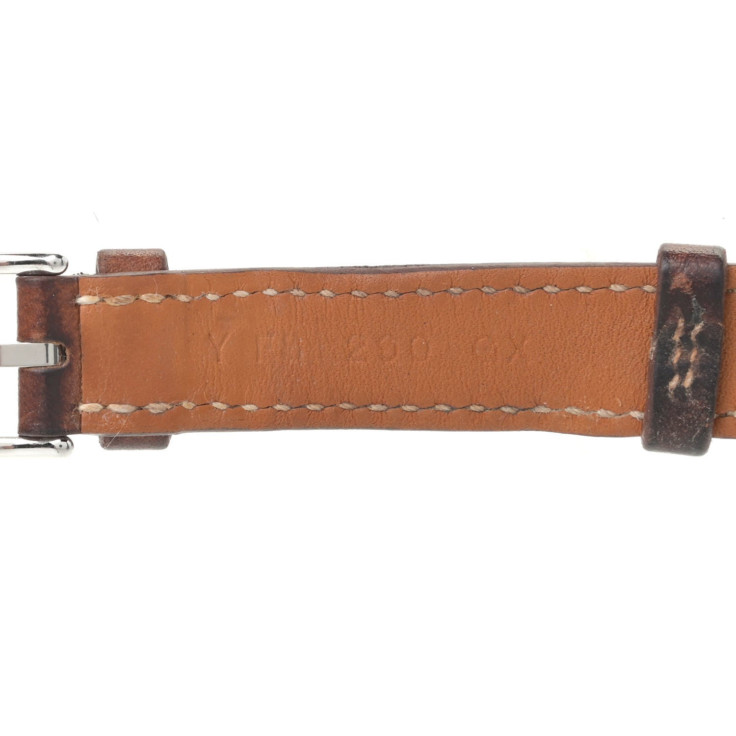 Hermes Barenia 38mm Double Tour Apple Watch Strap Fauve 4 of 8