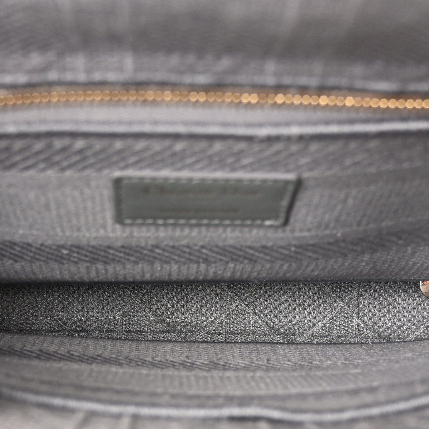 Christian Dior Canvas Embroidered Cannage Medium Lady D-Lite Gray 5 of 10